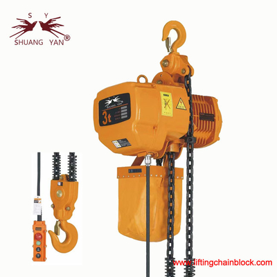 3 Ton / 29.42kN Elektrikli Zincir kaldırıcı Otomobil kaldırma kaldırıcı İyi kalite