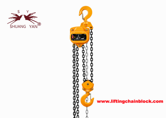 19.6kN Vital Double Ratchet Pawls Manual Chain Block Hoist G80 Alaşımlı Çelik Yük Zinciri ile 2000 kg