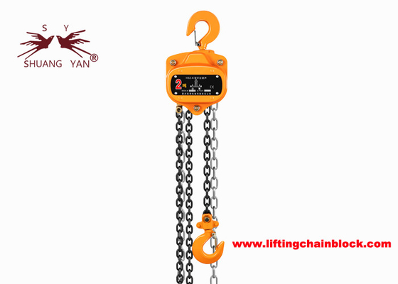 19.6kN Vital Double Ratchet Pawls Manual Chain Block Hoist G80 Alaşımlı Çelik Yük Zinciri ile 2000 kg
